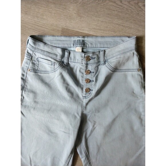 Jeans Jeggings size 16 plus stretch high rise * JUSTICE - Picture 2 of 7